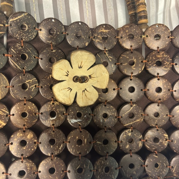 Coconut Shell purse NWOT - Picture 2 of 12